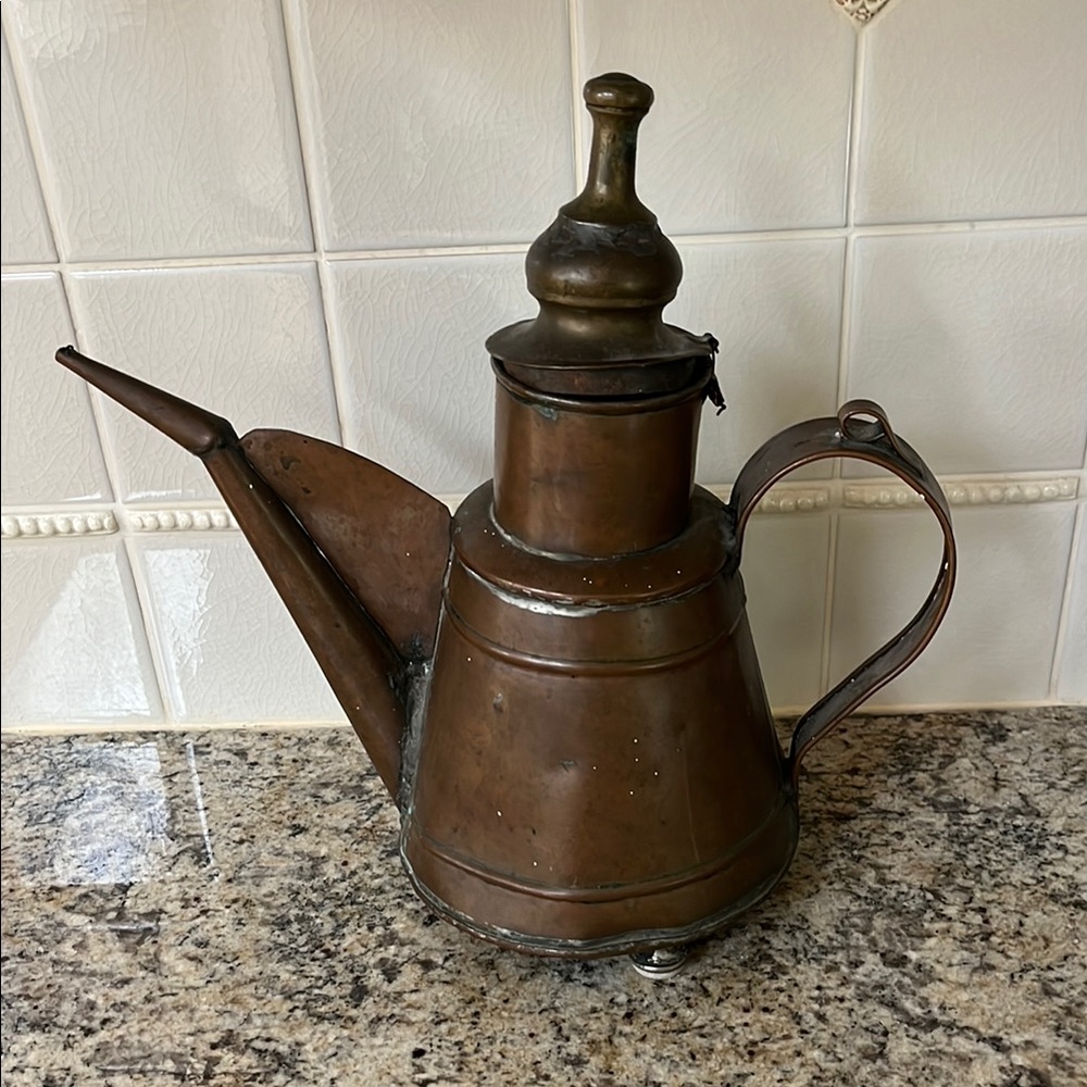 Vintage Copper Oil Can